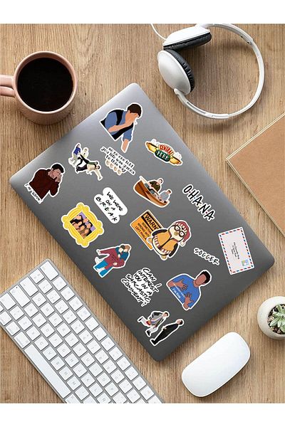 AR Sticker - مجموعة ملصقات الكمبيوتر المحمول والكمبيوتر اللوحي للأصدقاء 3