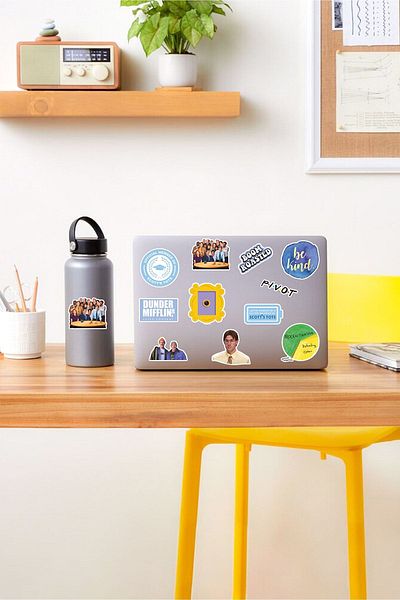 AR Sticker Σετ αυτοκόλλητων tablet για φορητό υπολογιστή με θέμα το γραφείο 4 Συμβατό