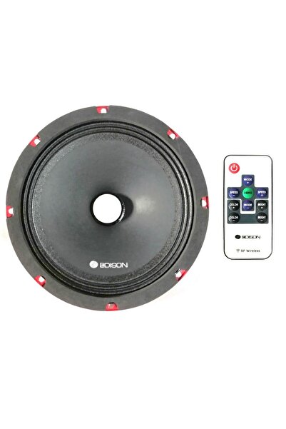 Edison Edison ED M802LD 7 Renkli RGB Işıklı 20 Cm Midrange Kumandalı 600W Maksimum 120W RMS