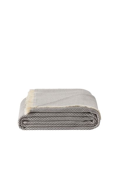 Puffy Rine Gray Double Bedspread