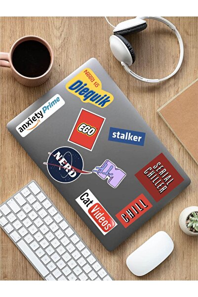 AR Sticker - Brands Themed Laptop Notebook Tablet Sticker Set