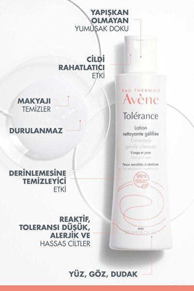 Avene Tolerance Jel Temizleme Losyonu 200ml