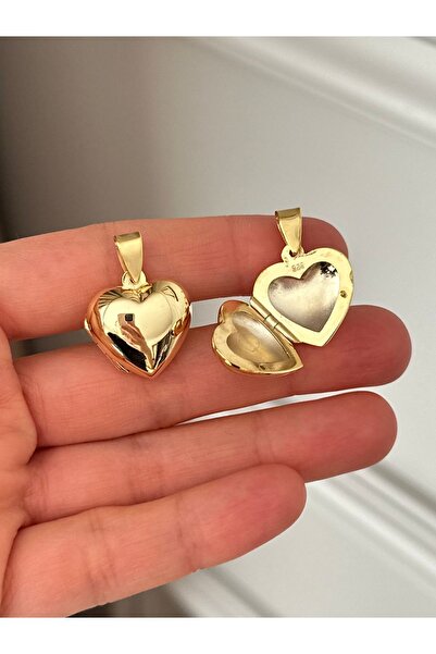 emy by emel luxury silver jewelry Altın Kaplama Açılabilir Kapaklı Bombeli Ka...