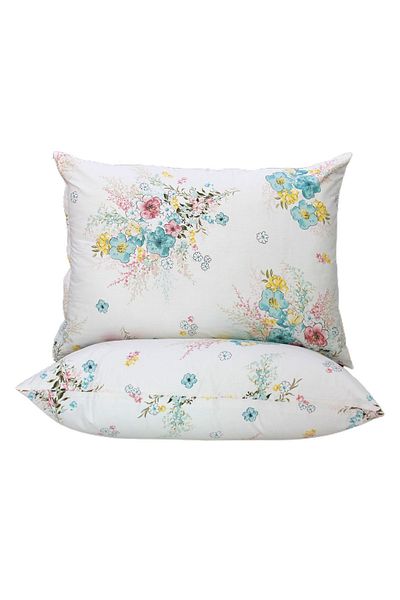 femmstore Premium 100% Cotton High Quality Ranforce Fitted Sheet 100x200 Cm Flowers