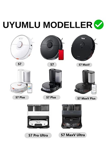 Robotcum Roborock S7 compatibil 2 bucăți mop din fibre de pânză robot aspirator mop de înaltă calitate