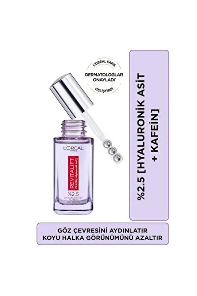 L'Oreal Paris Loreal Paris Revitalift Filler Göz Serumu 20 Ml