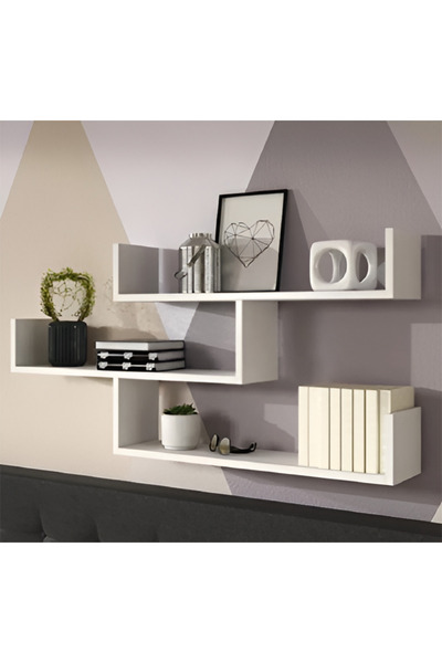 GKE HOME GKE MODERN ÜÇLÜ RAF, KİTAPLIK