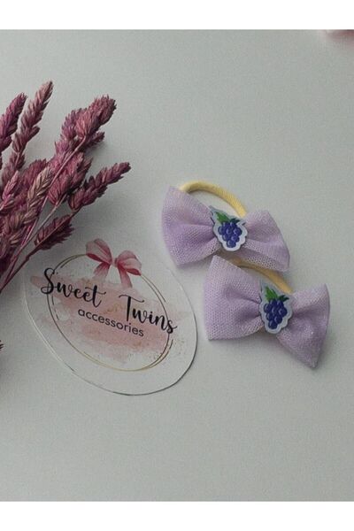 Sweet twins accessories Еластична лента за коса с плодова панделка