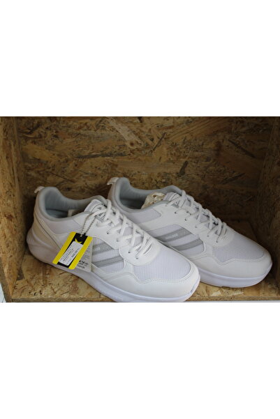 BOULDER 10548 حذاء رياضي رجالي مقاس كبير باللون الأبيض الجليدي