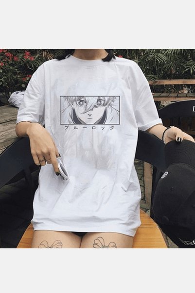 POPULUS Blue Lock Nagi Face T-Shirt