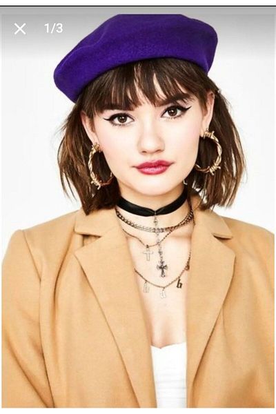 Nilbutik French Painter Austrian Wool Felt Beret Hat