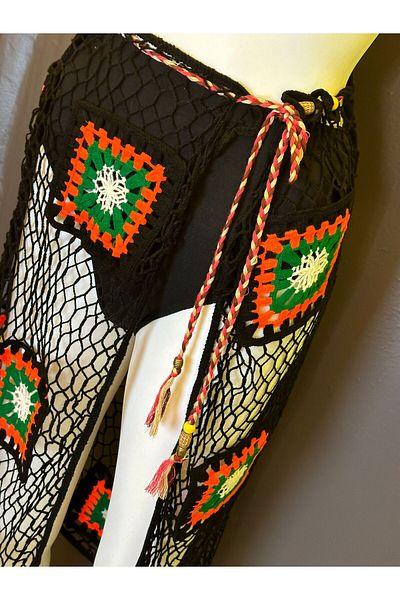 Gönülden Tasarım 80 cm Cut - Ethnic Motif Women's Pareo, Standard Size