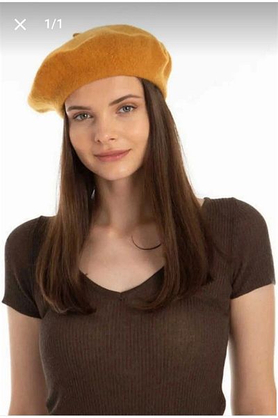 Nilbutik French Painter Austrian Wool Felt Beret Hat