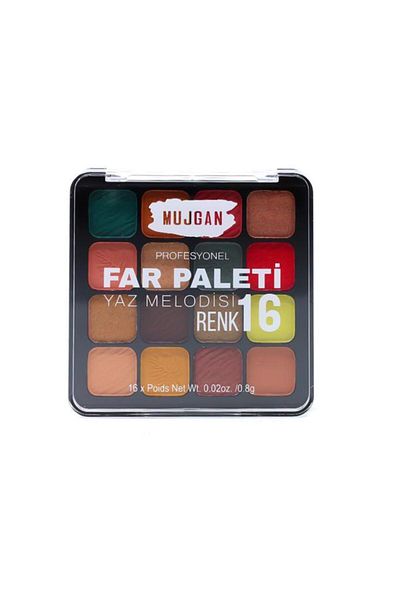 MUJGAN Summer Melody 16 Color Headlight Palette
