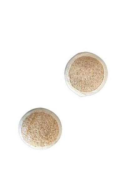 Bora Natural Pumpkin Fiber for Face Exfoliating Fiber 2 pieces Pumpkin Fiber