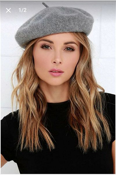 Nilbutik French Painter Austrian Wool Felt Beret Hat