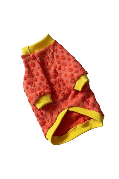 Barneystore Polka Dot Cat Dog Sweat - Embossed Design