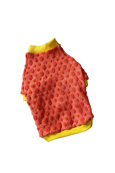 Barneystore Polka Dot Cat Dog Sweat - Embossed Design
