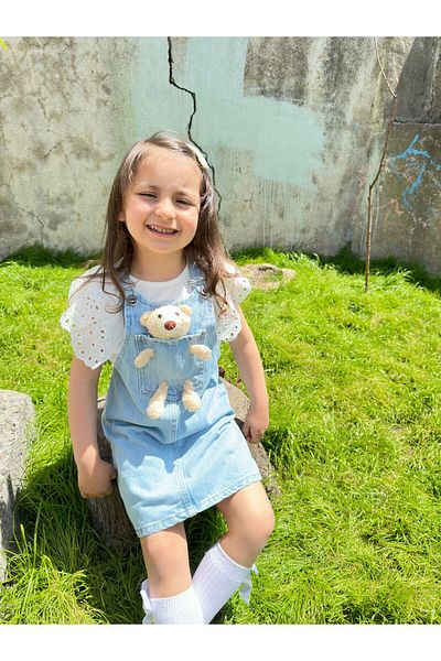 VOSVOSBABY Rochie din denim Teddy Salpet
