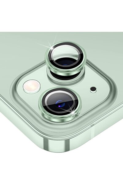 HyperAge Iphone 15 & Iphone 15 Plus Kamera Koruyucu Metal Çerçeve 9 Kat Sertl...