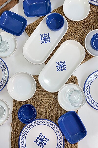 Keramika Alaçatı 6 Kişilik Kahvaltı Takımı 29 Parça