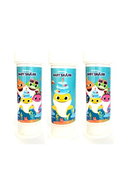 Huzur Party Store Baby Shark Köpek Balığı Temalı Köpük Balon 3'lü 60 ml