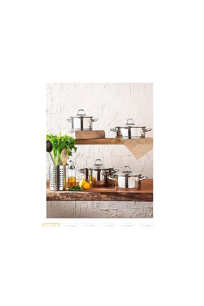 Pierre Cardin Gloria 8 Piece Cookware Set