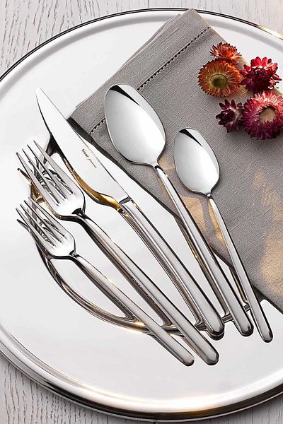 Hisar Bahama 89 Piece 12 Person Fork Spoon Knife Set