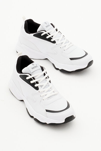 Tonny Black Unisex bílé černé sportovní boty Zyp