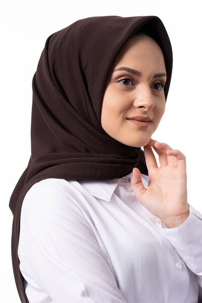 Kadınbona Eșarfă din mătase Medina 100% de lux Bitter Brown importată