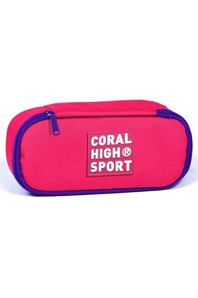 Coral High Sport Neon Coral Οβάλ τσάντα στυλό με εσωτερική θήκη