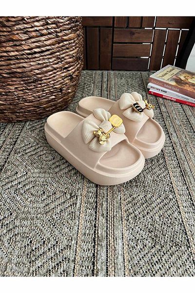 Behtah Kundura Yeezy Slide Slippers - High Thick Sole, Summer Casual Slippers for Garden, Beach, Pool and Sea