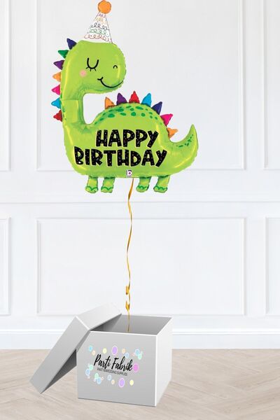 Partifabrik Sevimli Happy Dinozor Folyo Balon 89x86 Cm