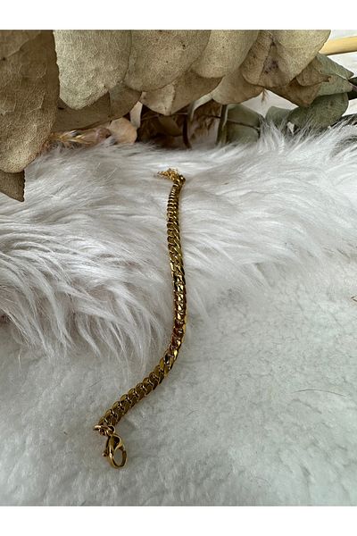 nidistore Unisex Gold Color Snake Bracelet