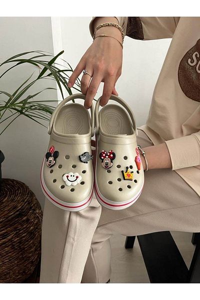Behtah Kundura Full Orthopedic Cross Slippers Doctor Nurse Daily (1 Ornament on It Will Be Sent)