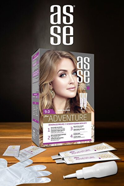 asse Adventure Set Saç Boyası No:9.0 Koyu Sarı