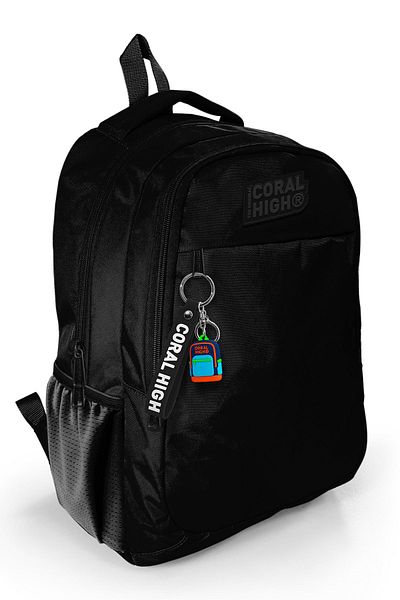 Coral High Black Girl And Boy Primary School Secondary School Backpack