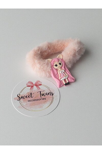 Sweet twins accessories Girl Plush Rubber Bagel Buckle