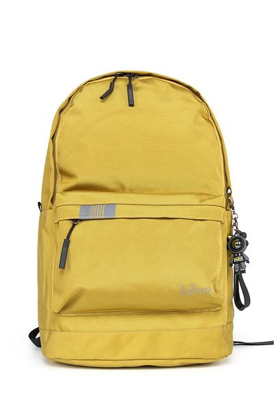 Alanç Gift Luxury Waterproof Fabric Large Size Laptop Yellow Travel Backpack - With School and Daily Compartment