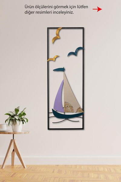 Doreline Doreart Port De Cannes Metal Duvar Tablosu, Ev Ofis Duvar Panosu