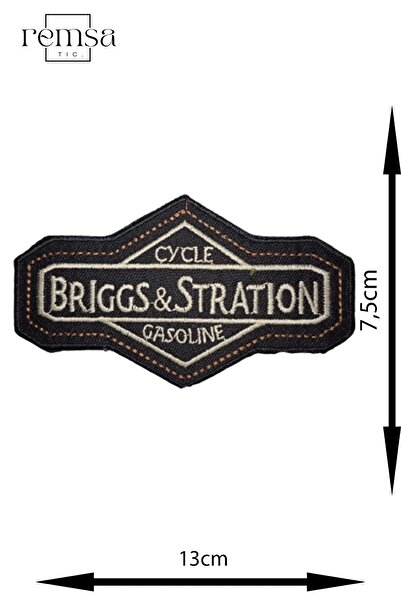 REMSATİC Ütü Ile Yapışan Arma - Patch - Briggs Yama Modeli (13cm X 7,5cm)