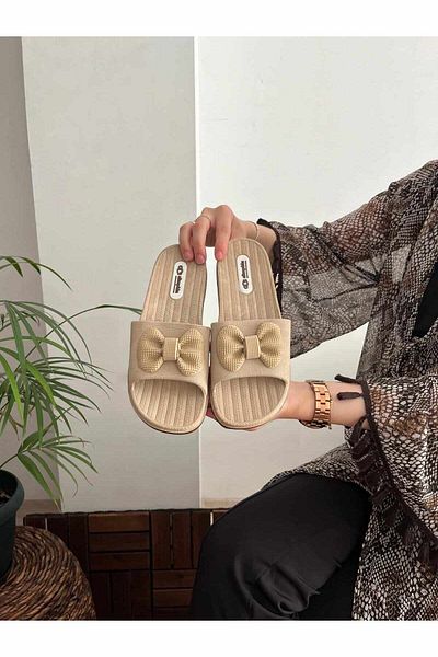 Behtah Kundura Wet Floor Bow Αντιολισθητική σόλα - Παραλία, Πισίνα, Μπαλκόνι και Παντόφλες δρόμου