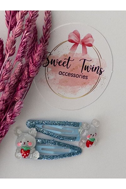 Sweet twins accessories Cataramă cu știfturi cu sclipici