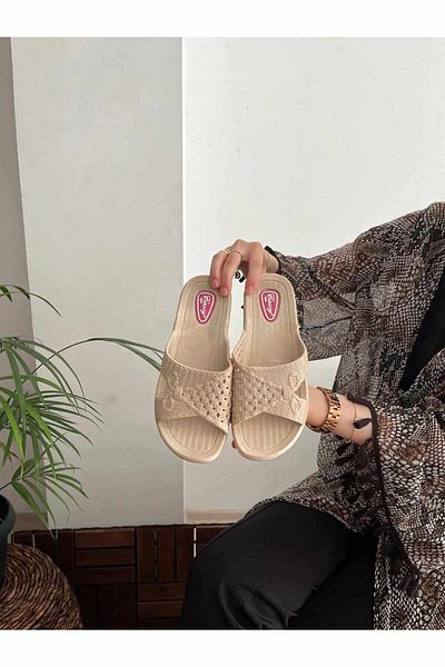 Behtah Kundura Wet Floor Non-Slip Sole Beach and Pool Slippers - Suitable for Balcony and Street