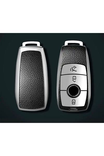 emii auto spare parts Mercedes B C E Class C180 C200 Glc Cla Cle Amg Gls Gla W205 W213 W222 Compatible Key Case Cover Gray