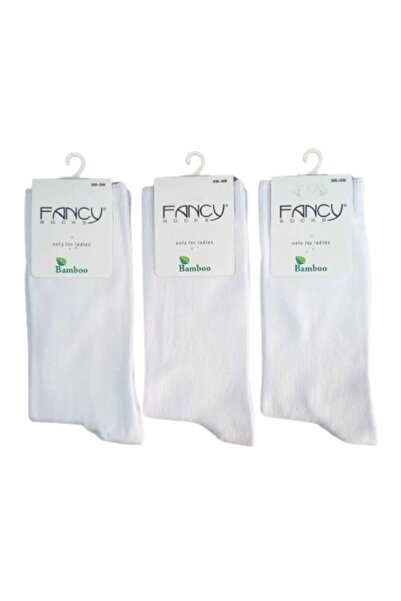 shefox 3 perechi de șosete clasice de școală din bambus, fără cusături Four Seasons