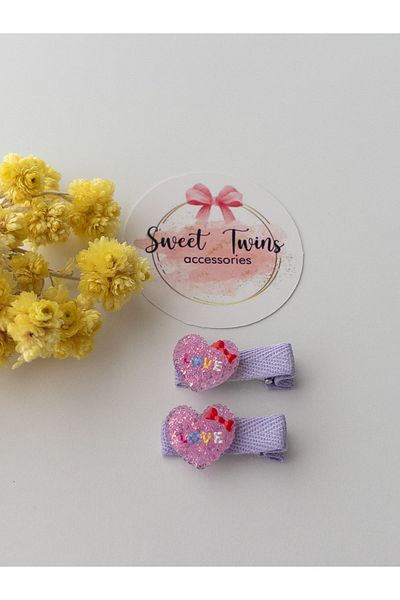 Sweet twins accessories مشبك كوليت فضي