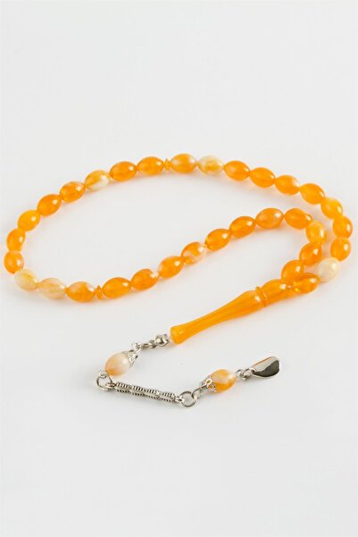 AKSESUARIM Olive Shaped Plastic Rosary 8*11 mm