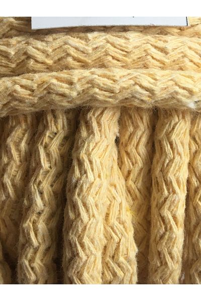 Makromİps 10 Yards/5,5-6MM Μακραμέ Βαμβακερά Κλιπ Πλεκτά - Σχοινί Ιουτάκι Kaykan Supla Τσάντα Καλάθι Κλωστή