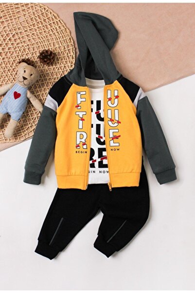 Kidex's مجموعة بيبي بوي مطبوعة من فيوتشر مكونة من 3 قطع